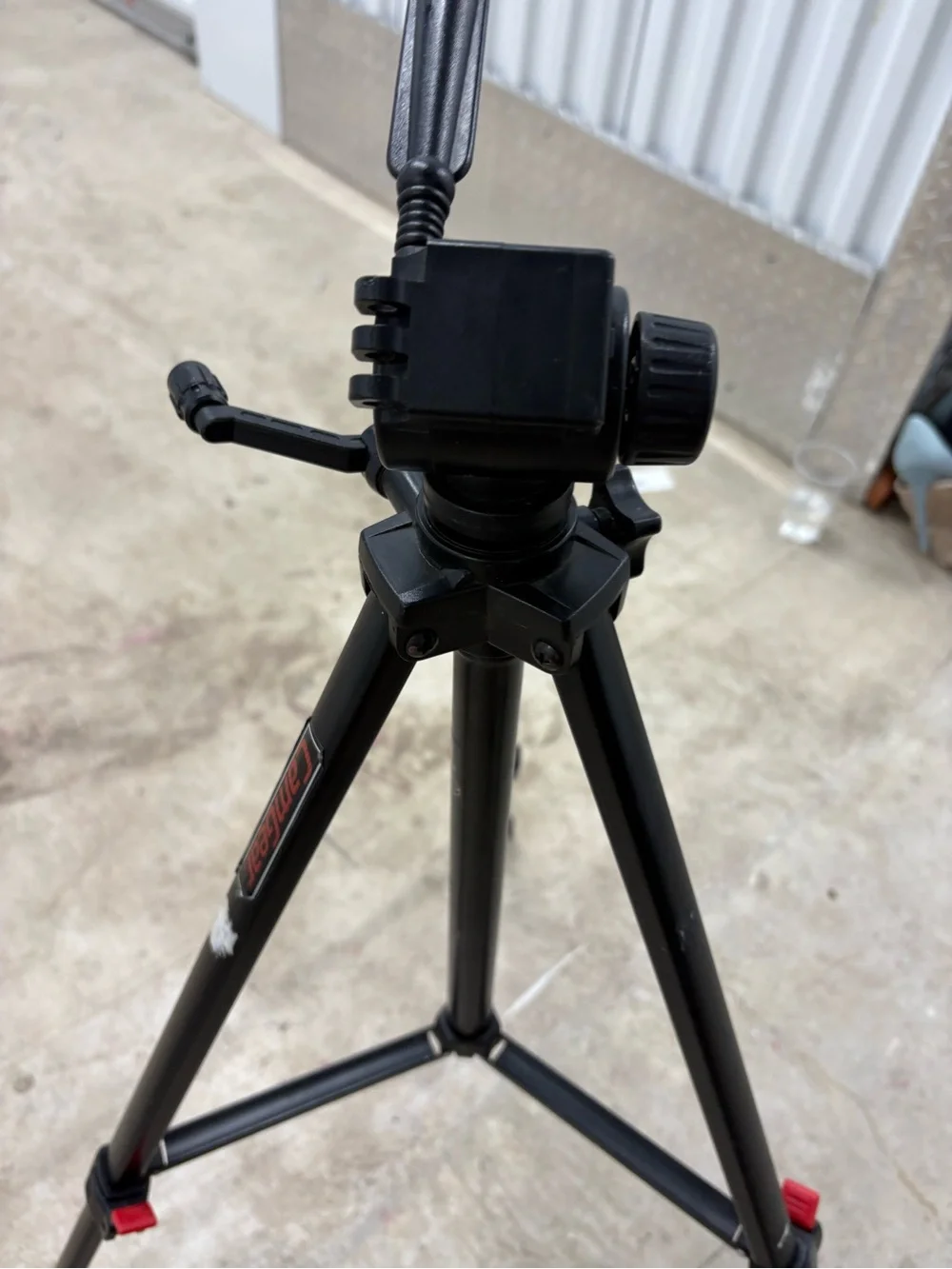 Camgear Camera Tripod w/ Pan/Tilt Head, Adjustable Legs, Rubber Foot